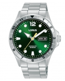 RELOJ Hombre Automático Doble Calendario verde