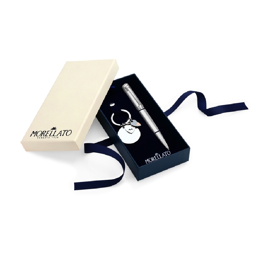 Morellato LUCKY KEYRING SS W/ 2 HEARTS RG+J010713 SD7178 - Vista frontal