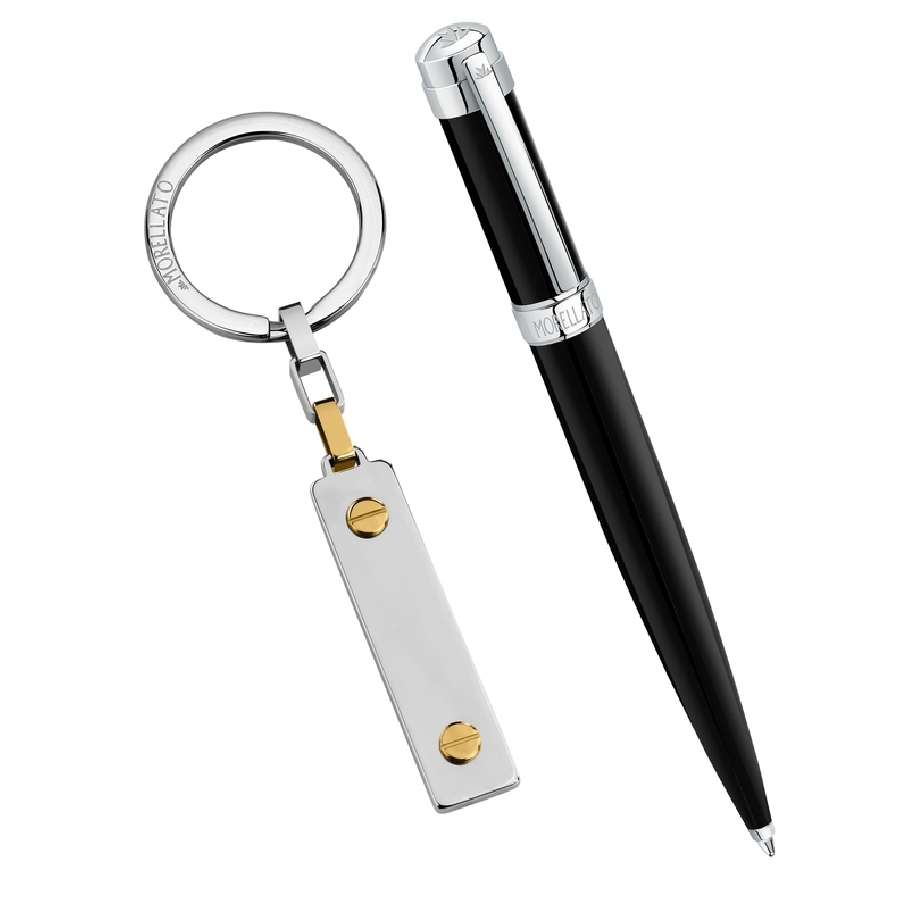 Morellato CLASSIC KEYRING SS W/CHAIN YG+J010712 SU3082 - Vista frontal