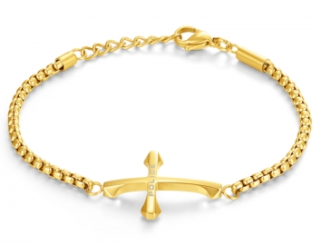 RELOJ DIE - CUT GOLD BRACELET