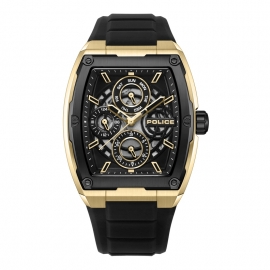 RELOJ Creed Black Dial Black Silicon Multi