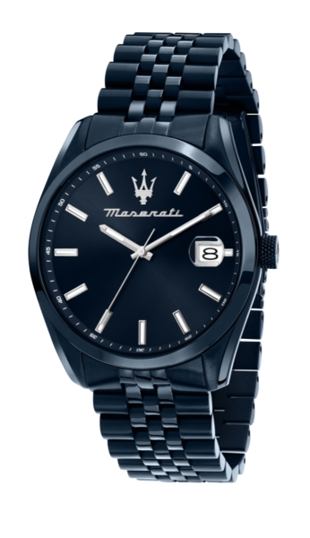 ATTRAZIONE 43MM 3H BLUE DIAL BLUE BR