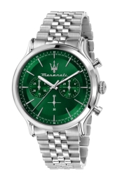 RELOJ EPOCA 42MM CHR GREEN DIAL SS BR