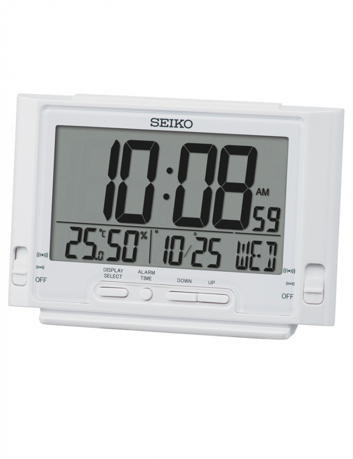 Seiko DESPERTADOR DIGITAL QHL095W - Vista frontal