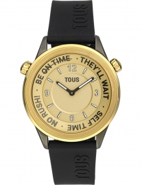 RELOJ TOUS NOW  IPG ESFERA GOLD SILICONA