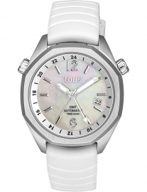 RELOJ TOUS NOW GMT SS ESFERA NACAR BLANCA SILI