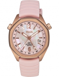 RELOJ TOUS NOW GMT IPRG ESFERA NACAR ROSA SILI