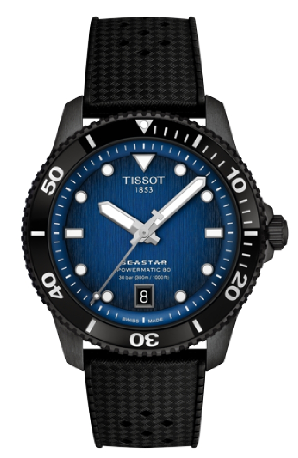 Tissot SEASTAR 1000 POWERMATIC 80 40MM T1208073704100 - Vista frontal