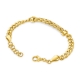 CROSSED GOLD BRACELET