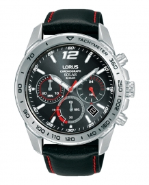 RELOJ Hombre Solar Cronógrafo esfera negra