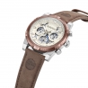 Sherbrook 2H Black Dial Brown Leather