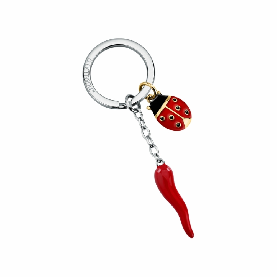 Morellato LUCKY KEYR SS YG 9.1CM ENAMEL RED SD7180 - Vista frontal