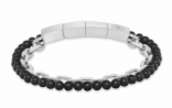 Double Action Silver SS Bracelet