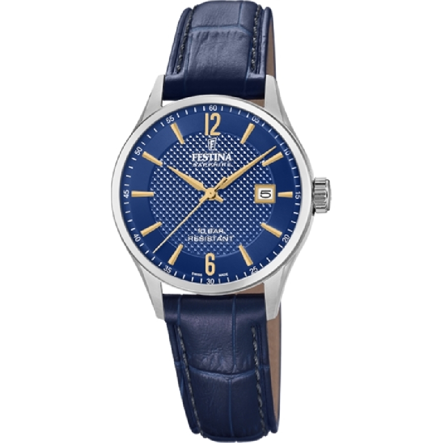 Festina SWISS MADE CORREA CLASICO F20009/3 - Vista frontal