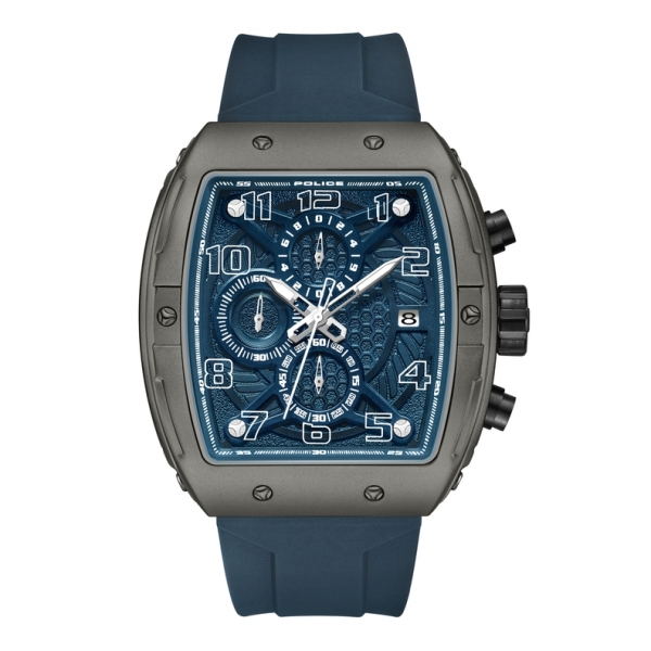 Coswig Navy Dial Navy Silicon Strap