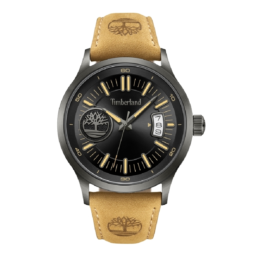 Timberland TRUMBUL BLACK DIAL BROWN LEATHER TDWGB0041006 - Vista frontal