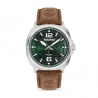 Bailard Green Dial Brown Leather