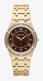 RELOJ Reloj Mujer Victoria Chocolate/Dorado
