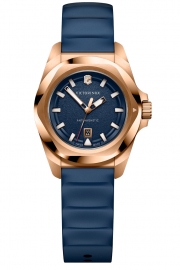 RELOJ INOX LADY QUARTZ IPRG, BLUE DIAL&RUBBER