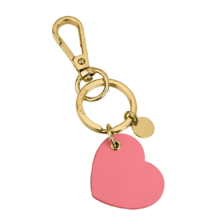 Morellato LEATHER KEYR SS YG LEATHER PINK HRT 12CM SD1405 - Vista frontal