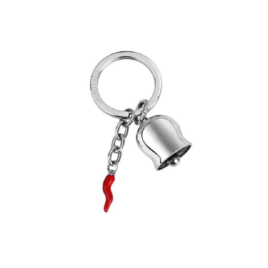Morellato LUCKY KEYR SS ENAMEL PEPPER+BELL 6.3CM SD7183 - Vista frontal