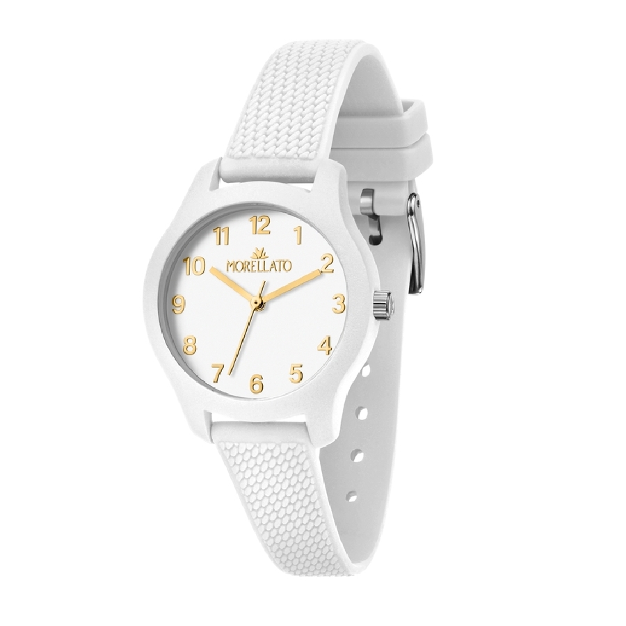 MORELLATO SOFT 32MM 3H WHITE DIAL WHITE ST R0151163522