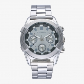 RELOJ RADIANT CONTINENTAL 44MM SILVER DIAL SS BRAC. RA634701