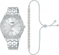 Mujer Reloj y Pulsera Plata