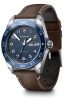 SWISS ARMY SS BLUE DIAL, BROWN STRAP