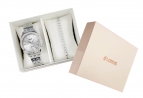 Mujer Reloj y Pulsera Plata
