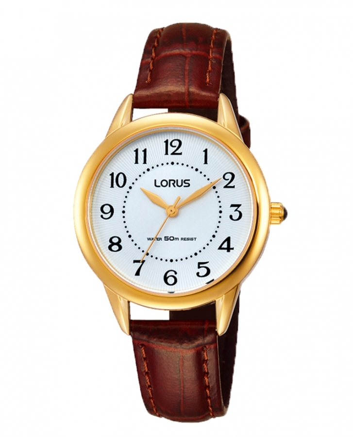 Lorus MUJER BRAZALETE 3 AGUJAS ESFERA BLANCA RG252JX5 - Vista frontal