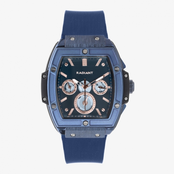 Reloj Hombre Ryan Azul/Correa Silicona