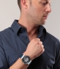 POTENZA AUTO 42MM BLK+BLUE DIAL BLUE ST