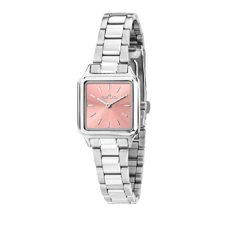 MORELLATO DAFNE 24X31MM 2H PINK DIAL SS BR R0153175516