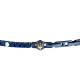 TENNIS BR SS BLUE+YG CZ WHITE 18.5+3CM
