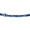 TENNIS BR SS BLUE+YG CZ WHITE 18.5+3CM