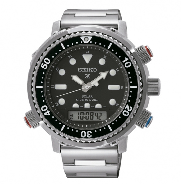Prospex Diver's Solar Ana-Digi acero
