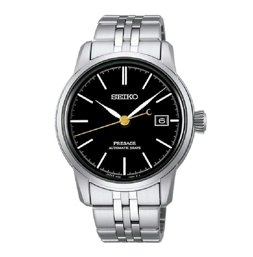 Seiko PRESAGE CRAFTSMANSHIP LACA URUSHI NEGRO SPB405J1 - Vista frontal