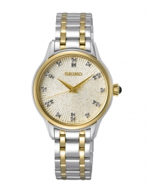 RELOJ Ladies Cuarzo 3 agujas 12 diamantes