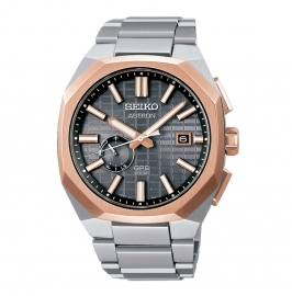 RELOJ Astron 3X62 Titanio esf gris, bisel rosé