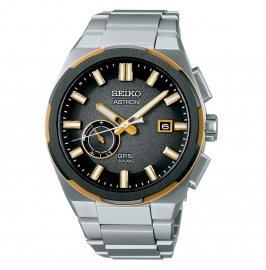 RELOJ Astron 3X62 Bisel Bicolor Negro & Dorado