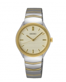 RELOJ Ladies Cuarzo 3 agujas bicolor