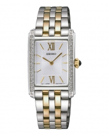 RELOJ Ladies Cuarzo Dorado esf rectangular