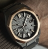 Astron 3X62 Titanio esf gris, bisel rosé