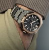 Astron 3X62 Titanio esf gris, bisel rosé