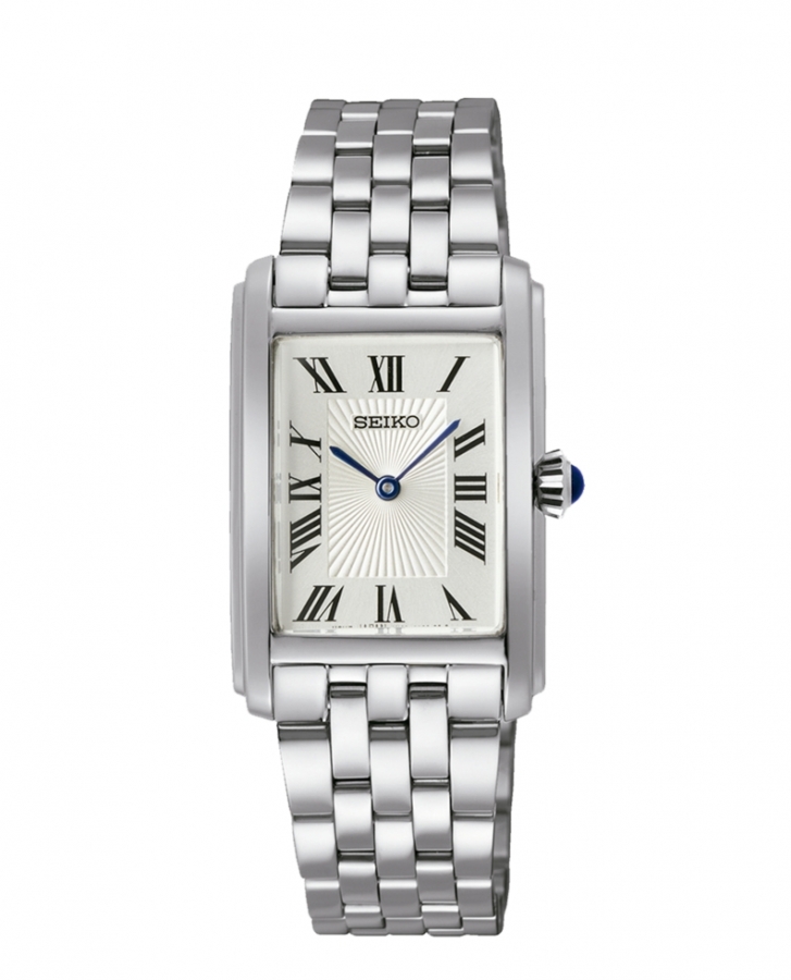 Seiko LADIES CUARZO 2 AGUJAS CAJA RECTANGULAR SWR083P1 - Vista frontal