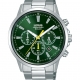 Hombre Cronógrafo 43mm esfera verde