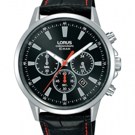 RELOJ Hombre Cronógrafo 43mm esfera negra