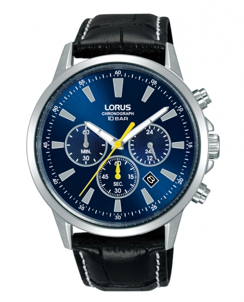 Hombre Cronógrafo 43mm esfera azul