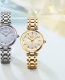 Ladies Cuarzo Dorado esf redonda